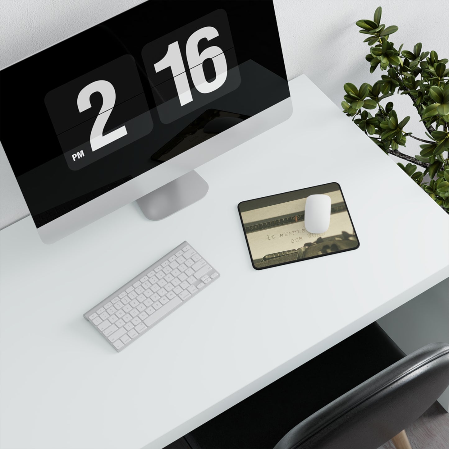 IT STARTS WITH ONE WORD mouse pad